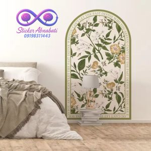 برچسب دیواری طرح طاق شیک برای پذیرایی