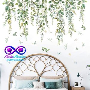 تزیینات دیوار یاس سفید برای دکور دیوار منزل و اتاق با طراحی ظریف و شیک