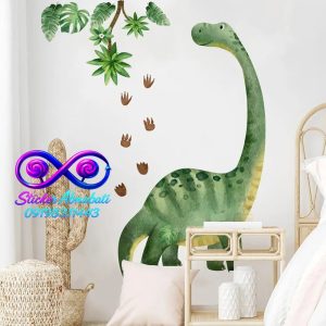 استیکر دیواری دایناسور مناسب دکور شاد و خلاقانه اتاق کودک