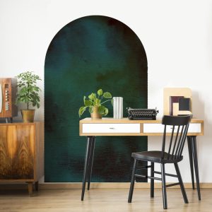 استیکر دیواری طاق آبرنگی در رنگ تیره